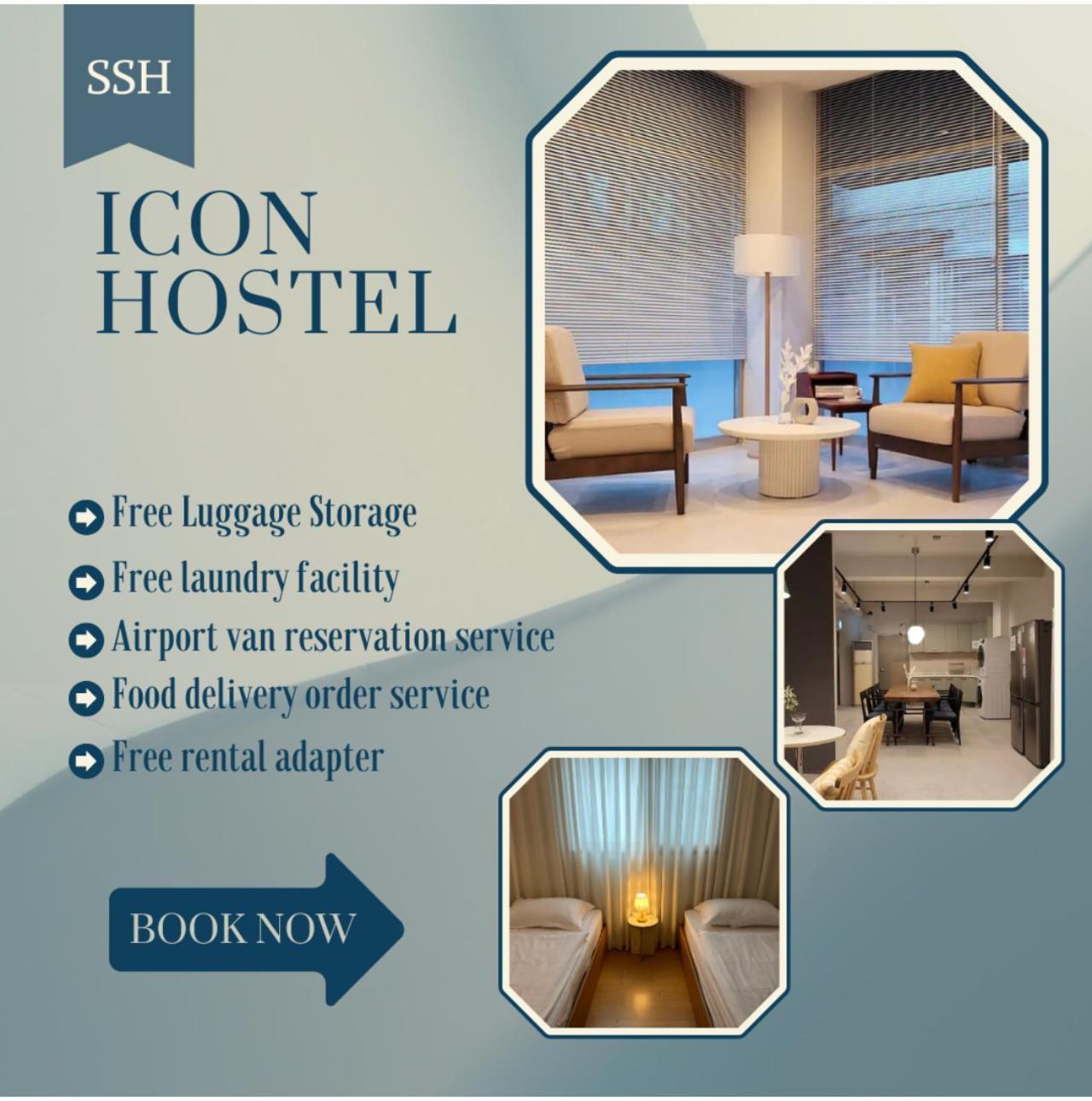 Ssh Icon Hostel Seúl Exterior foto